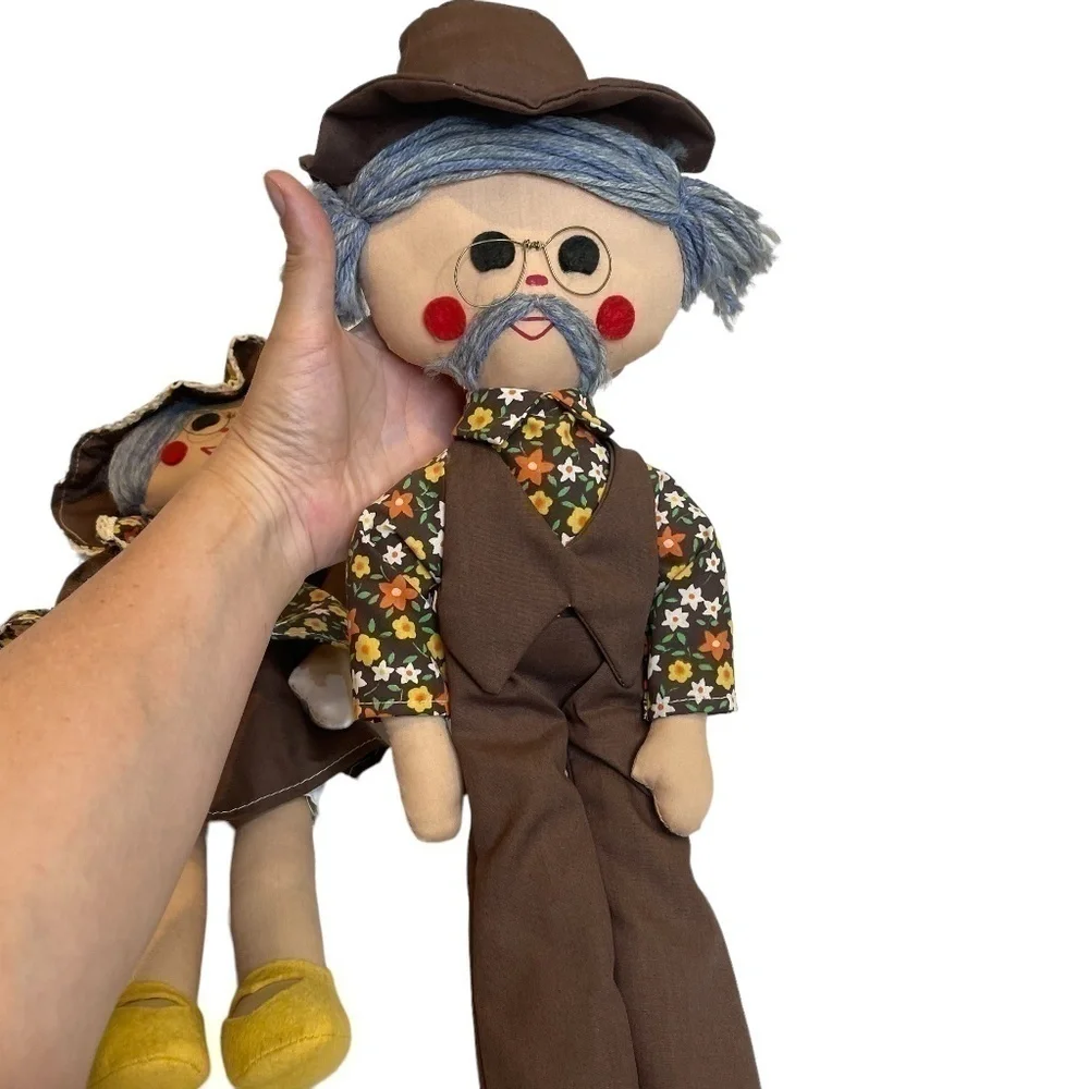 VINTAGE Handmade Plush Dolls 💛 - Picture 8 of 15